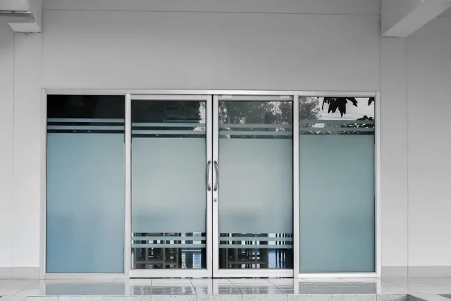 Glass Security Door Repair